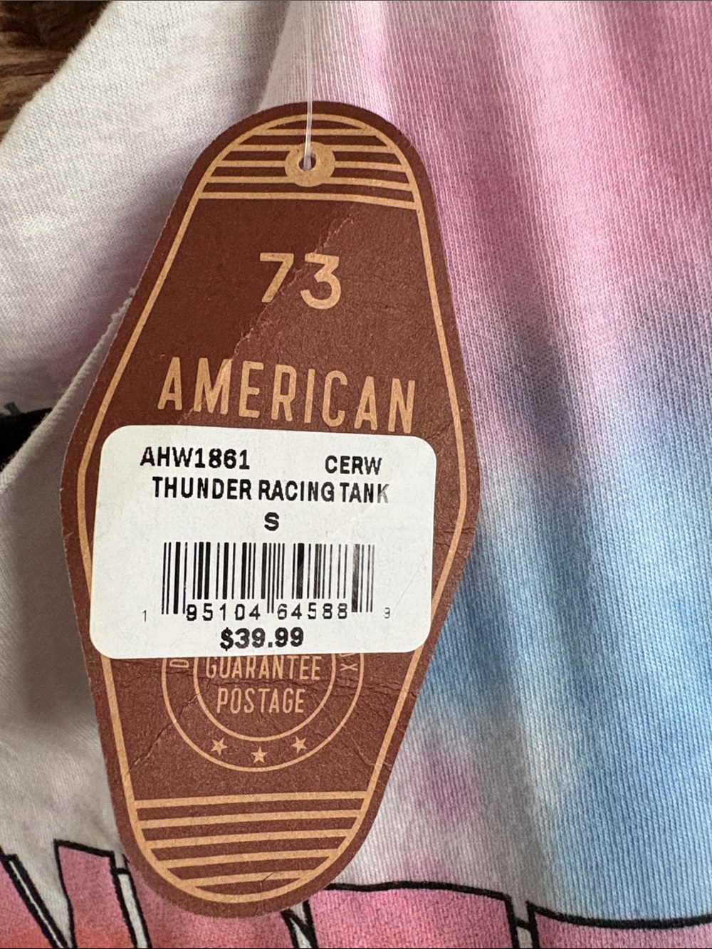 Thunder Racing Tie-Dye Muscle Tank - Picture 3 of 4